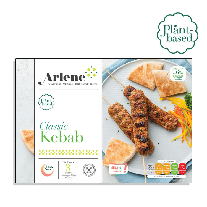 Frozen Plant Based Classic Kebab Ready Meal | 210g – Ready Meal