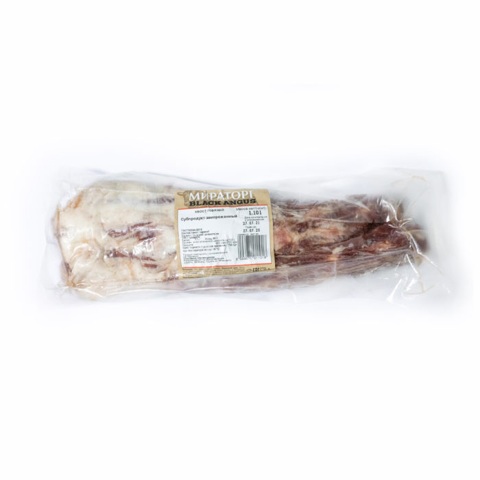 Frozen Black Angus Beef Tails Bone In 1-1.5kg +-